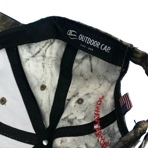 JGM Valve Tuck Strap Baseball Cap Mossy Oak Camo USA Flag - Picture 5 of 9